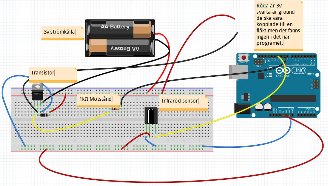 Fritzing_skärmklipp_Fjärrstyrdfläkt